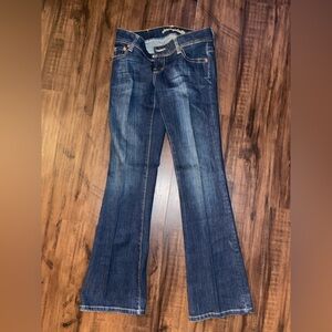 American Eagle Outfitters Dark Blue Flare Jeans